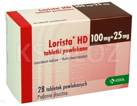 Lorista HD 100 mg. / 25 mg. 28 tablets